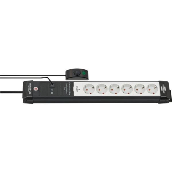 Premium-Line Comfort Switch Plus extension lead 6-way black/light grey 3m H05VV-F 3G1,5 image 1