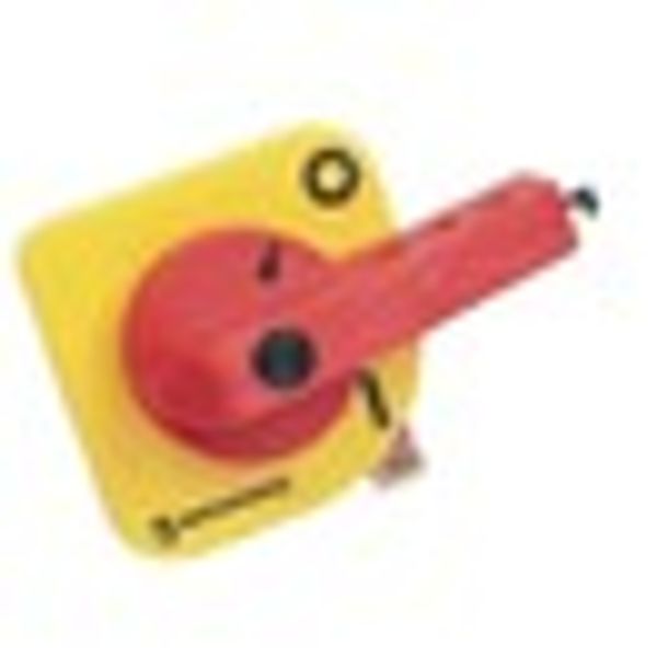Door coupling rotary handle red/yellow  ML11/12 image 2