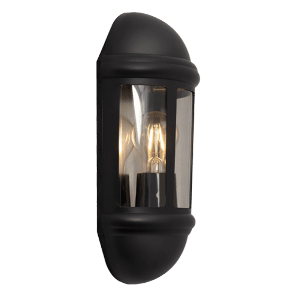 Latina E27 Half Lantern Photocell Black image 1