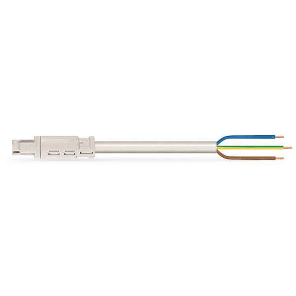 pre-assembled connecting cable Eca Socket/open-ended white image 3