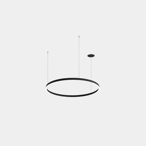 Pendant Circular Downward ø1200 Recessed LED 63.5W 3228lm 4000K Black image 1