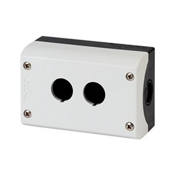 Surface mounting enclosure, RAL 7035, Number of locations: 2 image 4
