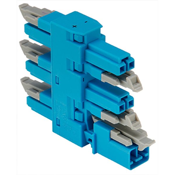 5-way distribution connector 2-pole Cod. I blue image 3