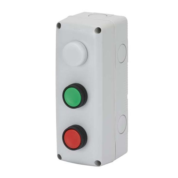 ENCLOSURES COMPLETE WITH OPERATOR - 3 GANGS - 1NO 1NC - START / STOP / INDICATOR - IP66 image 2
