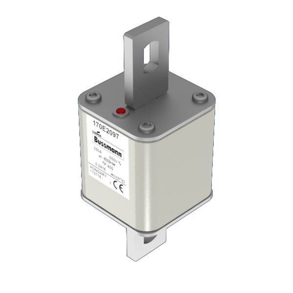 Fuse-link, high speed, 350 A, AC 500 V, 55 x 55 x 140 mm, aR, IEC, with indicator image 3