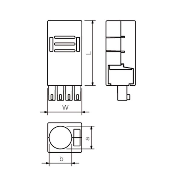 Cover hood (PCB connectors) image 3