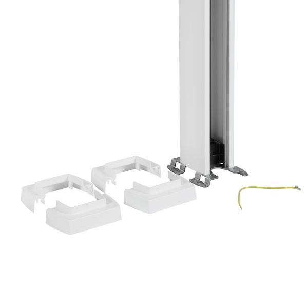 Column direct clipping 1 compartment 3,92m white image 2
