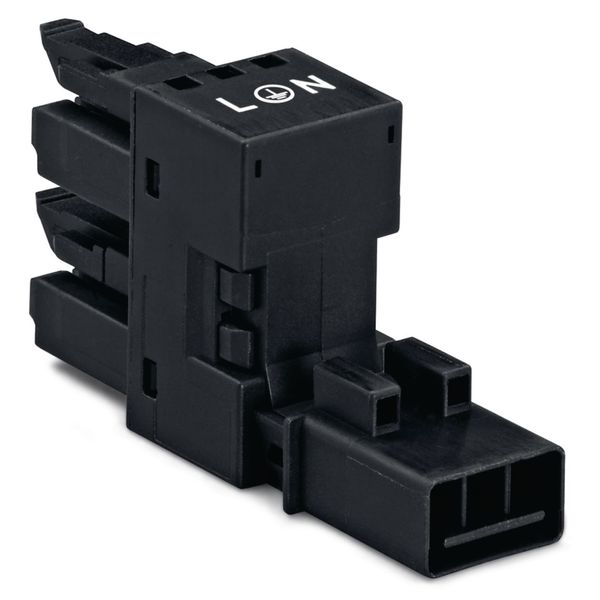 h-distribution connector 3-pole Cod. A black image 1