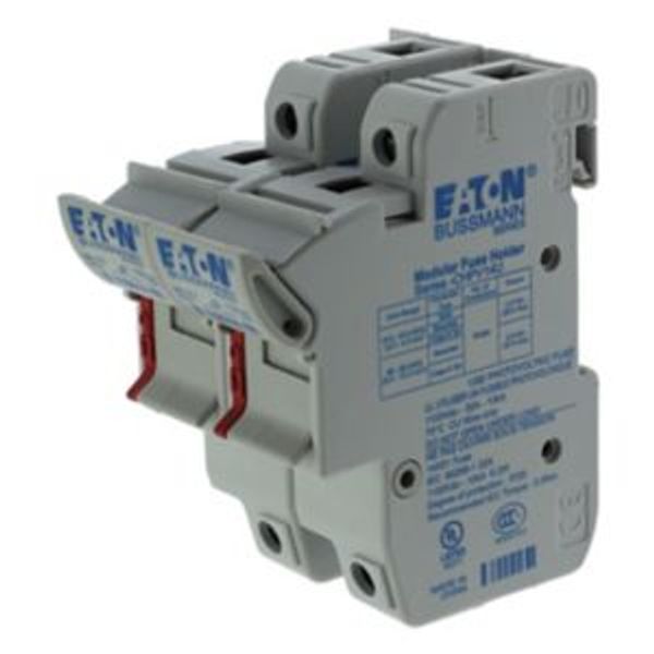 Fuse-holder, high speed, PV, 32 A, DC 1500 V, 14 x 51 mm, 2P, IEC, UL image 2