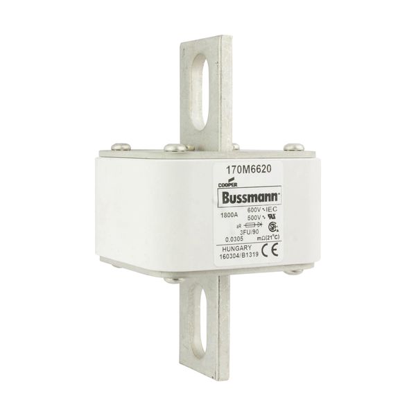 Fuse-link, high speed, 1800 A, AC 600 V, size 3, 76 x 92 x 135 mm, aR, IEC, UL image 16