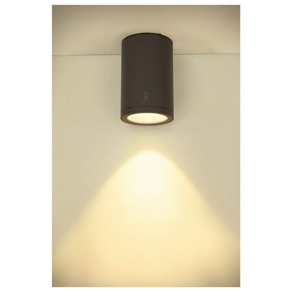 ENOLA ROUND L, outdoor LED surface-mounted ceiling light anthracite CCT 3000/4000K image 4