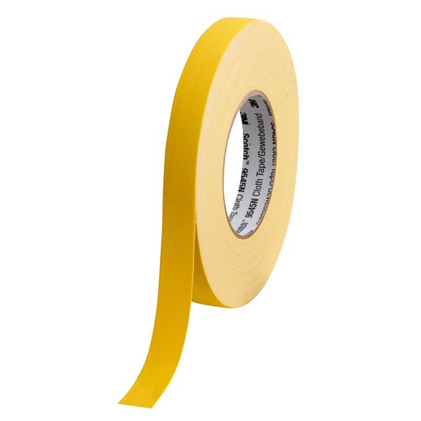 Scotch® 9545N Cloth Tape, Yellow, 19 mm x 50 m image 1