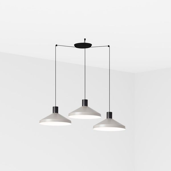 KOMBO GRAY PENDANT LAMP ø400 1X E27 3L image 1