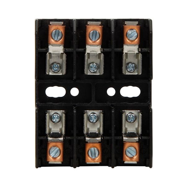 Eaton Bussmann series BG open fuse block, 600 Vac, 600 Vdc, 1-15A, Box lug image 2