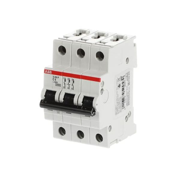S203P-C6 Miniature Circuit Breaker - 3P - C - 6 A image 3
