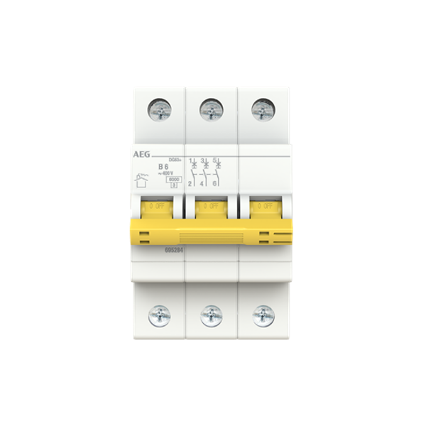 DG63+ B06 Miniature Circuit Breaker image 1