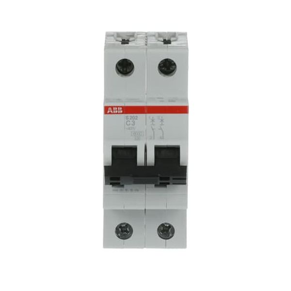 S202-B3 Miniature Circuit Breaker - 2P - B - 3 A image 1