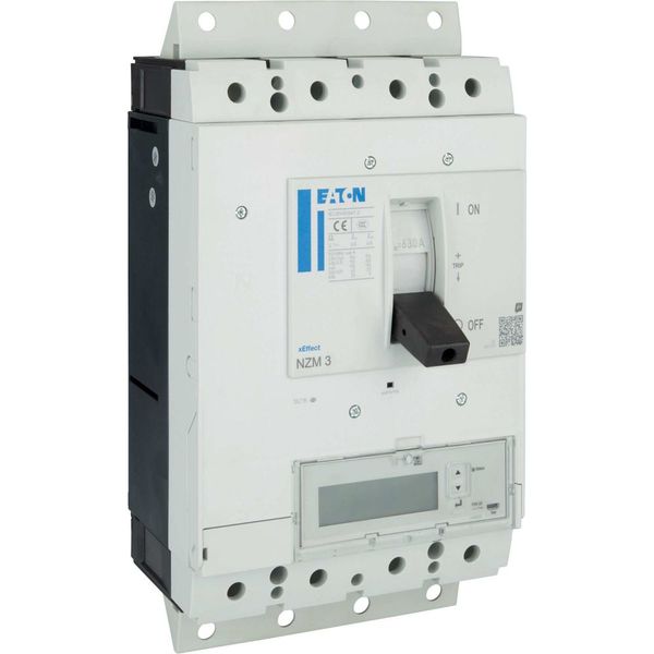 NZM3 PXR25 circuit breaker - integrated energy measurement class 1, 630A, 4p, variable, plug-in technology image 15