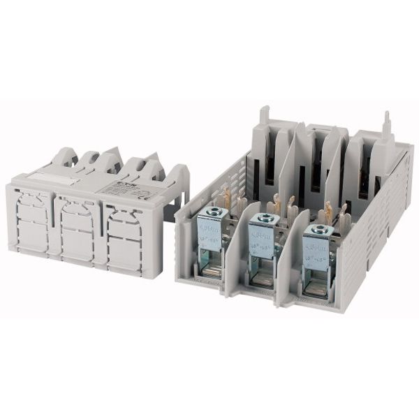 NH fuse-switch 3p box terminal 1,5 - 95 mm², mounting plate, electronic fuse monitoring, NH000 & NH00 image 4