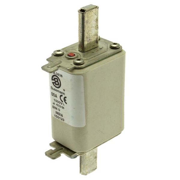 Fuse-link, high speed, 125 A, AC 660 V, DIN 00, 30 x 60 x 78 mm, aR, DIN, IEC, single indicator image 3