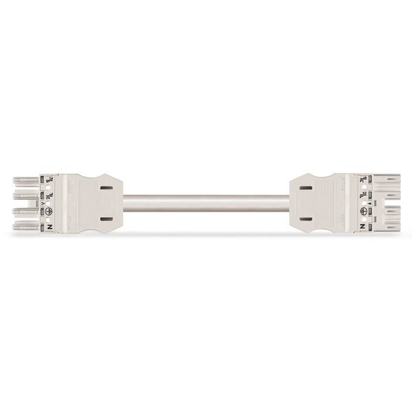 pre-assembled interconnecting cable;Eca;Socket/plug;white image 1