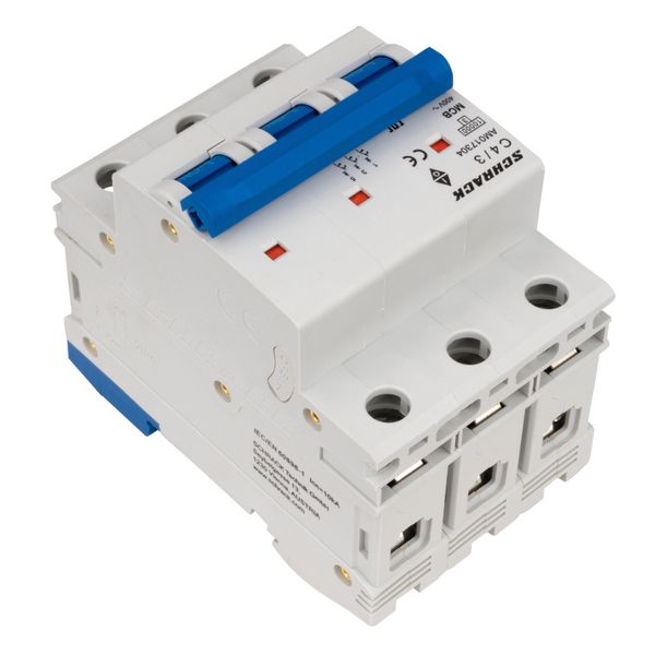 Miniature Circuit Breaker (MCB) AMPARO 10kA, C 4A, 3-pole image 5