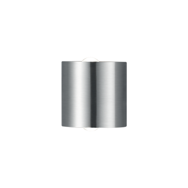 Wales LED wall lamp brushed steel image 1