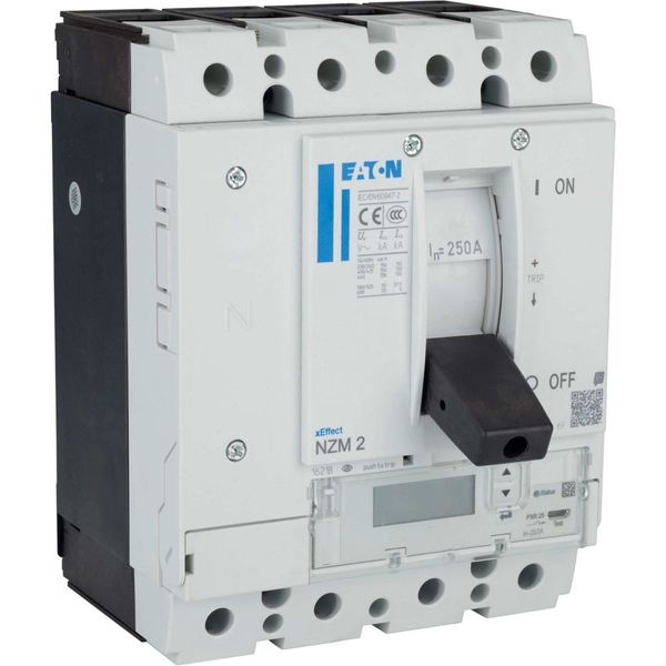 NZM2 PXR25 circuit breaker - integrated energy measurement class 1, 250A, 4p, variable, Screw terminal image 15