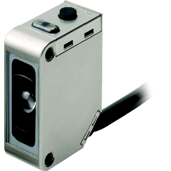 Photoelectric sensor, rectangular housing, stainless steel, red LED, r image 2