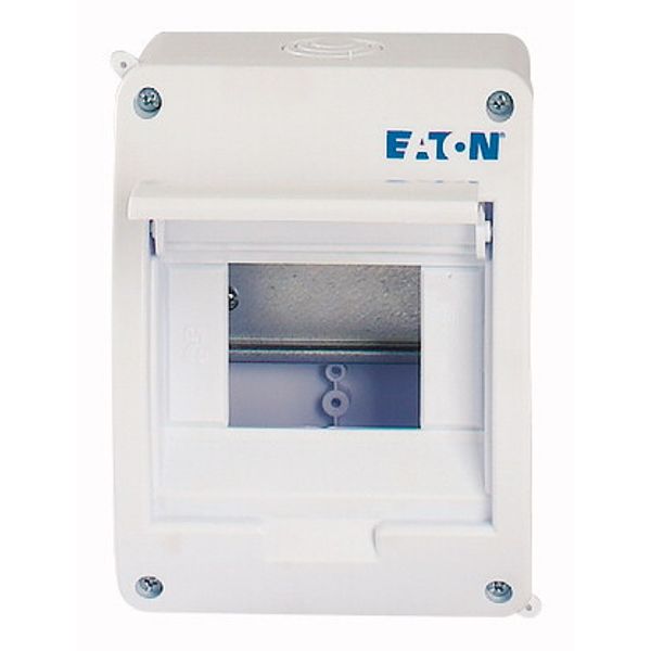 ECO Compact distribution board, surface mounted, 1-rows, 5 MU, IP40 image 1