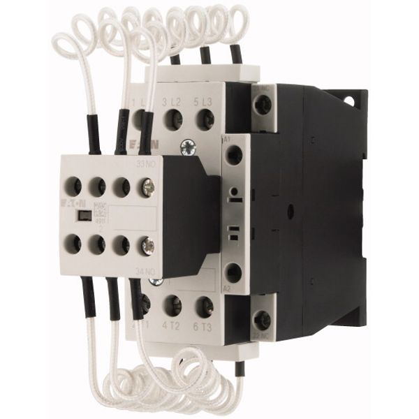 Contactor for capacitors, with series resistors, 12.5 kVAr, 24 V 60 Hz image 2