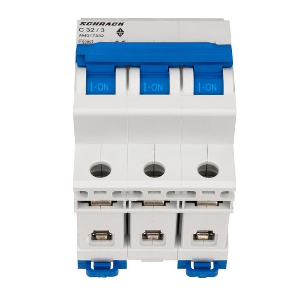 Miniature Circuit Breaker (MCB) AMPARO 10kA, C 32A, 3-pole image 2