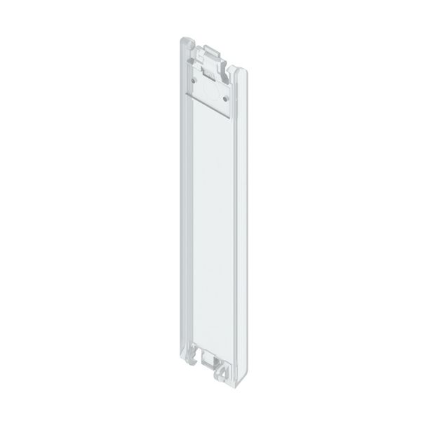 Hinged cover, IP20 in installed state, Plastic, Transparent, Width: 17 image 2