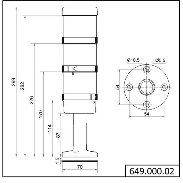 KS72 Classic RM 24VAC/DC GN/YE/RD image 4