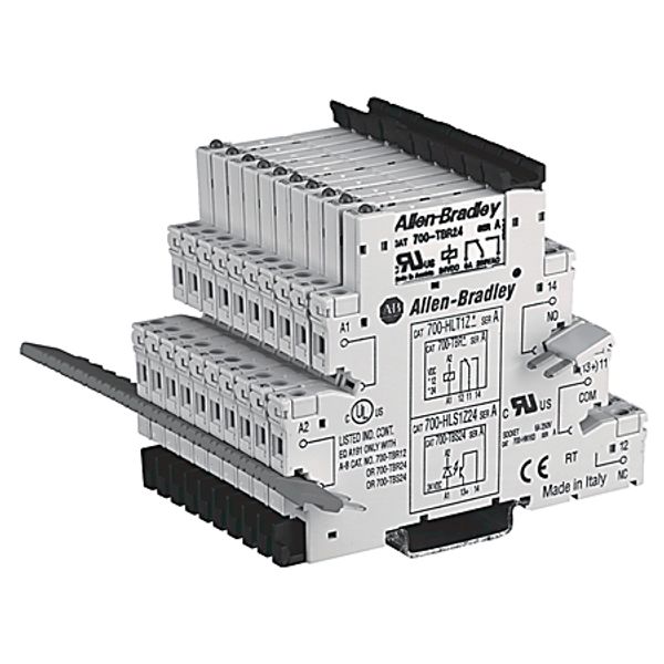 24 VDC GP Terminal Block Relay, Solid State Output, Screw, 1 N.O. S image 1