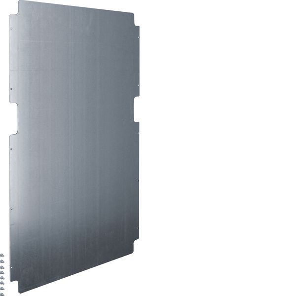 Mounting plate,universN,for enclosure 800x550mm,2 section image 1