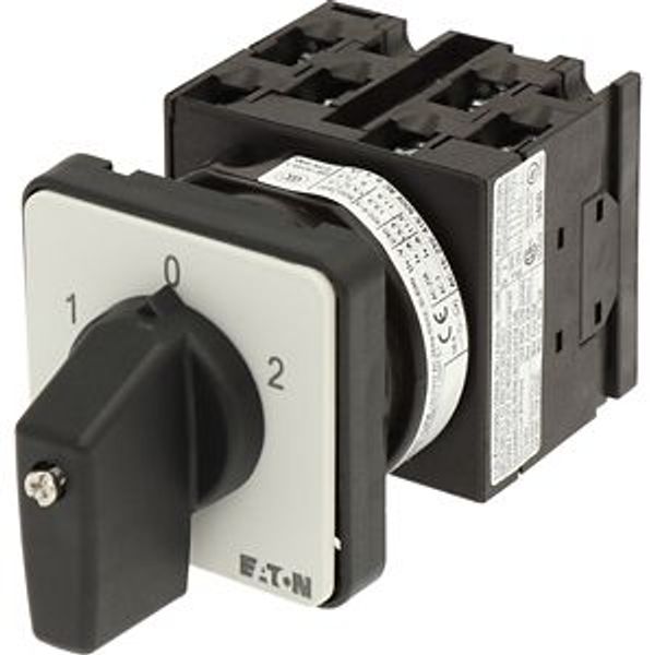 Changeoverswitches, T0, 20 A, flush mounting, 3 contact unit(s), Contacts: 6, 60 °, maintained, With 0 (Off) position, 1-0-2, Design number 8212 image 9