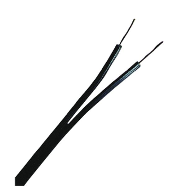 PVC Twin Wire (H)03VH-H 2x0,75 (YzwL) black image 1