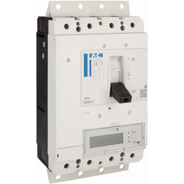 NZM3 PXR25 circuit breaker - integrated energy measurement class 1, 630A, 4p, variable, plug-in technology image 5