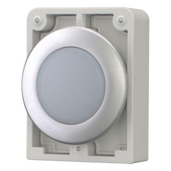 Indicator light, RMQ-Titan, Flat, white, Metal bezel image 5