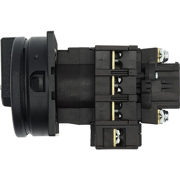 Main switch, P1, 32 A, flush mounting, 3 pole + N, STOP function, With black rotary handle and locking ring, Lockable in the 0 (Off) position image 3