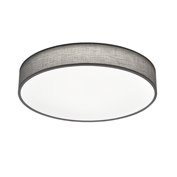 Lugano LED ceiling lamp 60 cm grey image 1