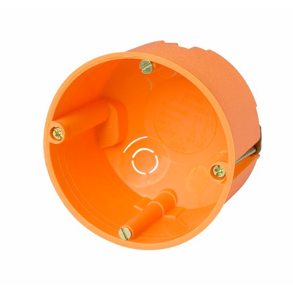 Cavitywall junction box di70/50mm, orange, cover white, PP image 1