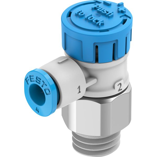 VFOE-LE-T-R18-Q4-F1A One-way flow control valve image 1