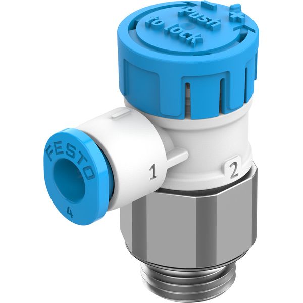 VFOE-LE-T-G18-Q4 One-way flow control valve image 1
