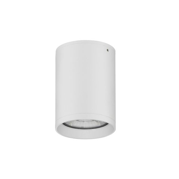 White Aluminium Glass Diffuser LED 9 Watt 579Lm 3000K 100-240 Volt 50Hz Beam Angle 120o IP54 D: 8 H: 11 cm image 1