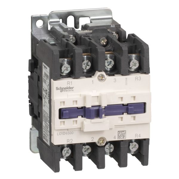 TeSys Deca contactor , 4P(2 NO + 2 NC) , AC-1 = 440V, 80 A , 48V AC 50/60 Hz coil image 1