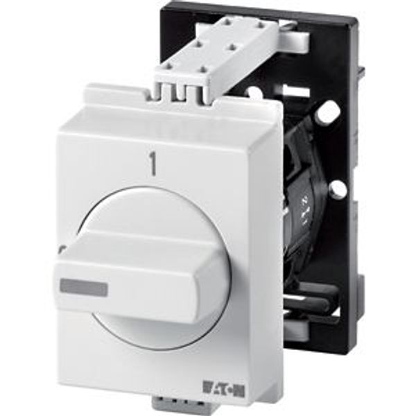 ON-OFF switches, TM, 10 A, service distribution board mounting, 1 contact unit(s), Contacts: 1, 90 °, maintained, With 0 (Off) position, 0-1, Design n image 2