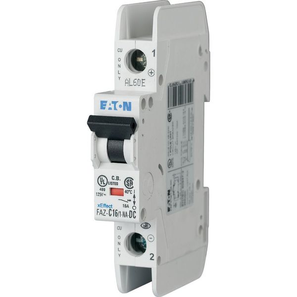 Miniature circuit breaker (MCB), 30 A, 1p, characteristic: C, DC image 6