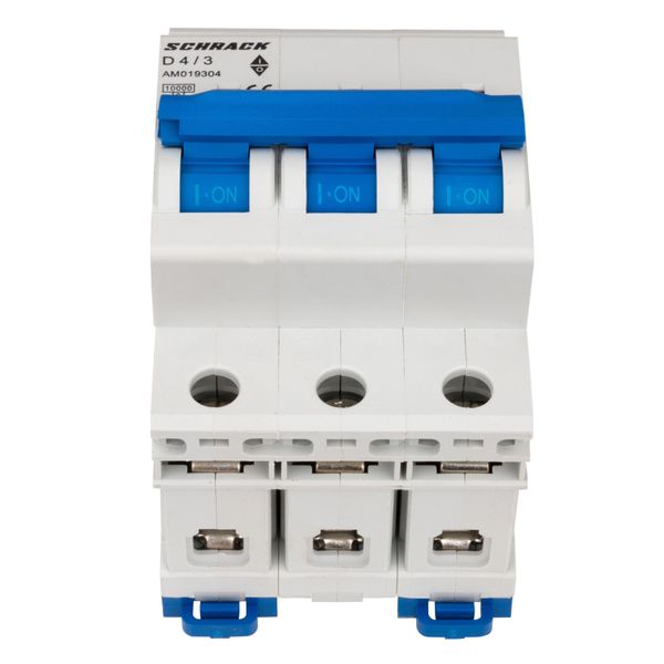 Miniature Circuit Breaker (MCB) AMPARO 10kA, D 4A, 3-pole image 2